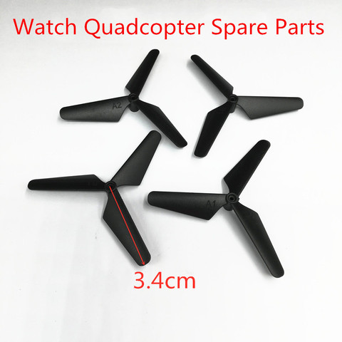 New Arrival Watch Quadcopter R/C Interactive Induction Drone Toys Spare Parts three-leaf three leaves Blade Propellers Props A B ► Photo 1/3