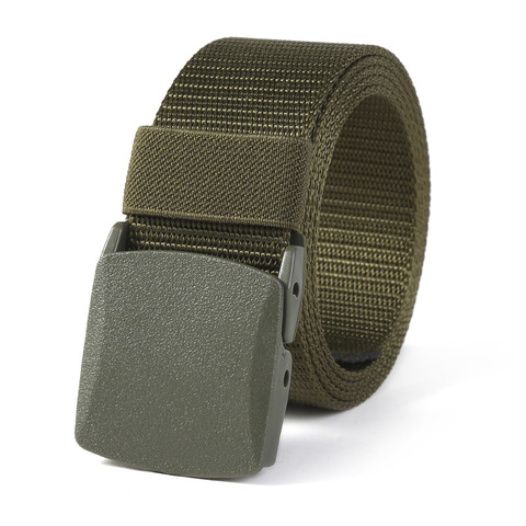 Military Belt 2022 Tactical Belt Men Women High Quality Outdoors Automatic Belts For Jeans Male Canvas solid Waistband 110-140cm ► Photo 1/6