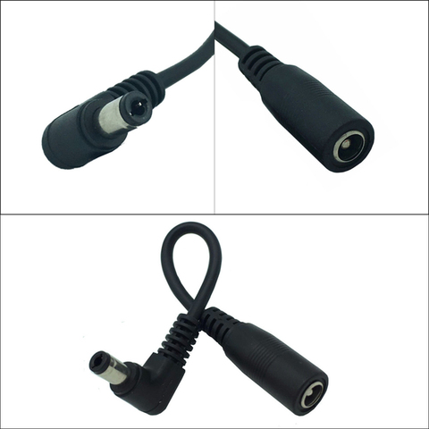 10cm DC Light Strip Connector Power Plug with extension wire 5.5 X 2.1 mm DC female & Male Jack adapter ► Photo 1/5