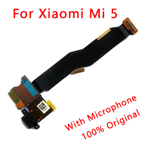 Original charging port For xiaomi mi 5 mi5 charge board usb plug flex cable PCB dock connector replacement repair spare parts ► Photo 1/4