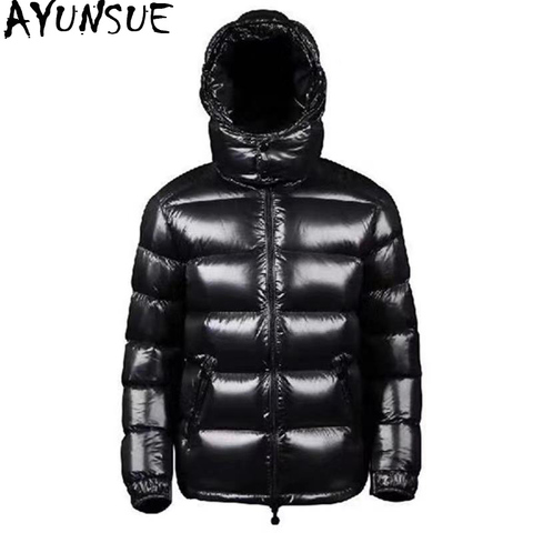 AYUNSUE Men's Down Jacket 2022 New Winter Jacket Men Hooded Down Coat Warm Puffer Duck Down Jackets Clothes Veste Homme KJ4630 ► Photo 1/1