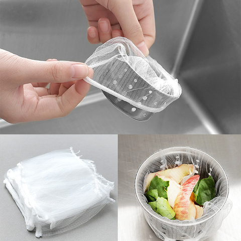 30pcs/100pcs Filter Bag Sink Strainer Garbage Pouch Net Mesh Kitchen Anti Clogging Supplies(Sink Strainer is not included) ► Photo 1/6