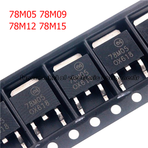 5PCS New 78M05 TO252 7805 750mA L78M05CDT 78M09 78M12 78M15 Three-terminal voltage regulator Triode ► Photo 1/4