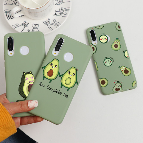 Cute Avocado Case For Huawei Honor 10i 20i 8X 9X 9 10 P30 P40 Mate 30 20 10 P20 Lite Pro Y6 Y7 Y9 P Smart 2022 TPU Fundas Coque ► Photo 1/6