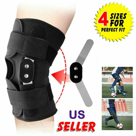 Adjustable Hinged Knee Patella Support Brace Sleeve Wrap Stabilizer Sports Knee Pad Support Jumpers Protector Tendonitis Relief ► Photo 1/6