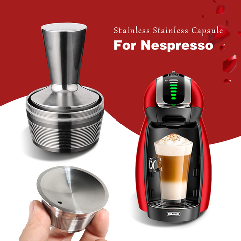 3 Pods 1 Tamper Dolce Gusto Reusable Capsule Recargable Nescafe Capsulas  Metal Dolce Gusto Filter Caps Dolce Gusto Reutilizables - Price history &  Review, AliExpress Seller - Seeme Dropshipping Store
