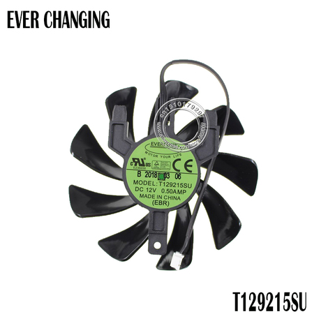 New Original for Sapphire RX470D ITX platinum OC Graphics card cooling fan T129215SU DC12V 0.50A Diameter 85MM ► Photo 1/3