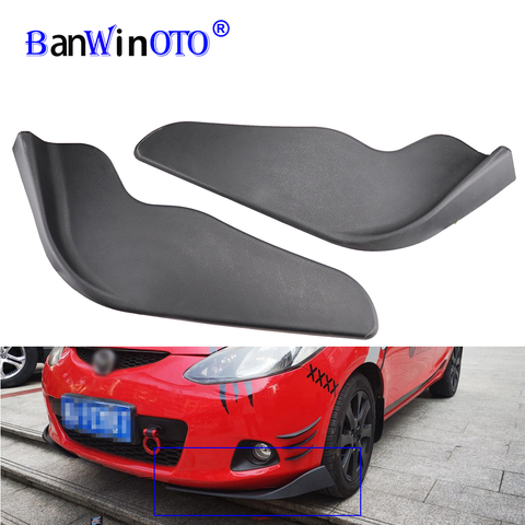 Universal Front Bumper Lip Splitter Deflector Spoiler Shovels Bumper Deflector Protection Scratch Resistant Wing Canard Lip 2PCS ► Photo 1/6