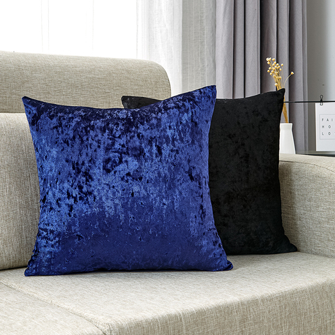Pillow Cover Crushed Velvet Cushion Cover for Living Room Sofa Home Decoration Funda Cojin For Living Room Nordic Decor ► Photo 1/6