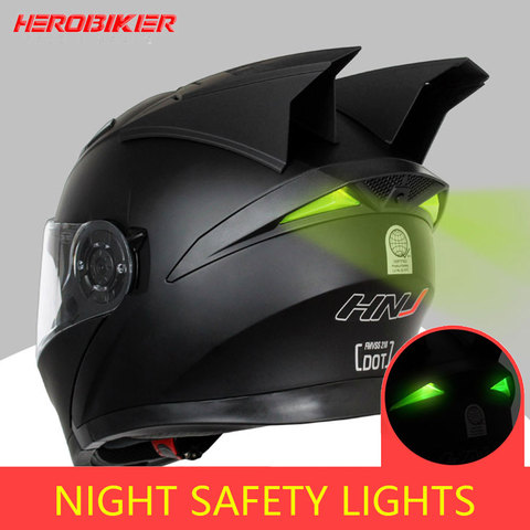 HEROBIKER Motorcycle Helmet Motorbike Modular Dual Lens Helmet Motorcycle Motocross Crash Full Face Helmets Casco Moto Casque# ► Photo 1/6