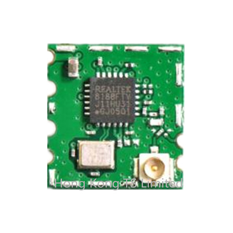 RTL8188FTV 2.4G wifi module 802.11b/g/n 72.2Mbps external single antenna 3.3V ► Photo 1/1