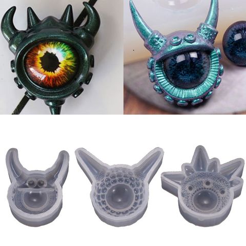 Transparent Silicone Mould Dried Flower Resin Decorative Craft DIY Devil eye Mold epoxy resin molds for jewelry ► Photo 1/6