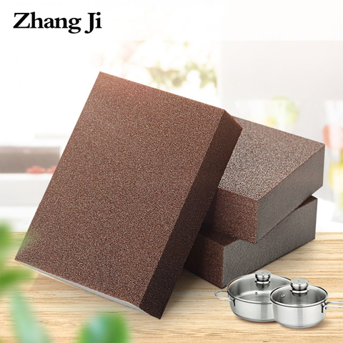 1/4/6Pcs Strong Carborundum Brush Wipe to Remove Dirt And Rust Magic Sponge Cleaner Emery Sponge Descaling Rub Pot Kitchen Tool ► Photo 1/6