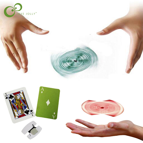 1Set Magic Floating Flying Cards Magic Tricks Close-up Rotary Card Toys for Children Gift Profesional Magic Props ZXH ► Photo 1/4