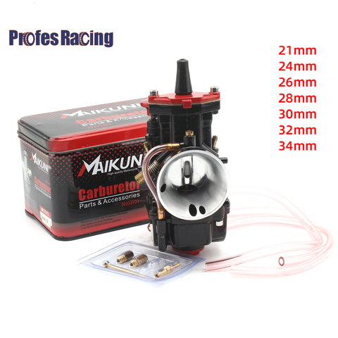 Motorcycle Engine Part Carb 21 24 26 28 30 32 34mm Carburetor Mikuni PWK Carburetor With Power Jet For ATV Pit Dirt Bike ► Photo 1/6