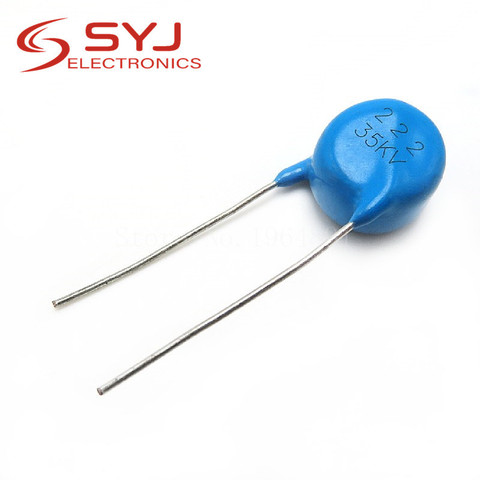 5pcs/lot High-voltage ceramic capacitor 35KV 222 2200P In Stock ► Photo 1/1