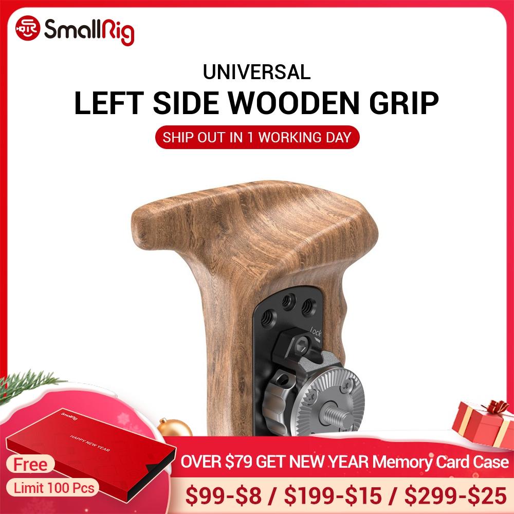 SmallRig DSLR Camera Rig Left Side Wooden Handle Grip with ARRI Rosette - 1891 ► Photo 1/6