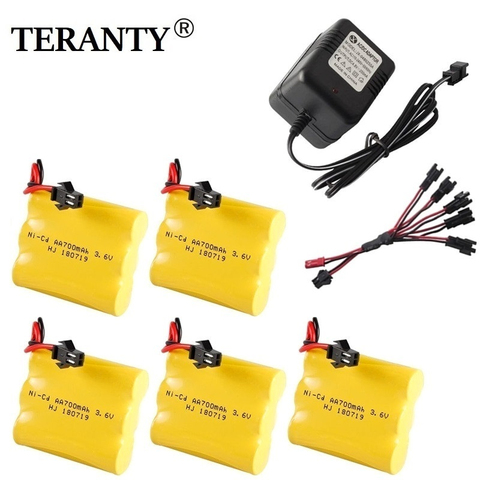 3.6v battery 700mah ni-cd bateria 3.6v nimh battery pilas recargables 3.6v pack aa size ni cd for rc car toy tools model ► Photo 1/3