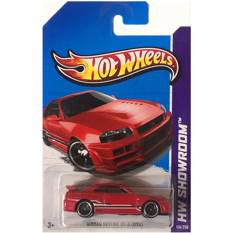 Hot Wheels Cars 1/64  NISSAN SKYLINE GTR R34 Collectors Edition Metal Diecast Model Car Kids Toys ► Photo 1/1