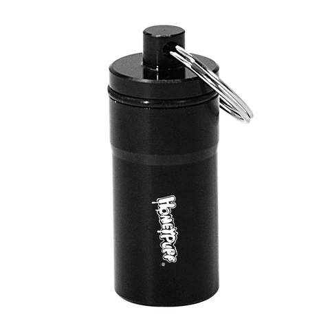 HONEYUPFF Keychain Aluminum Stash Jar Herb Storage Container 9ML Mini Air Tight Small Proof Metal Storage Stash Jar For Tobacco ► Photo 1/6