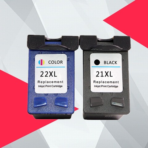 Compatible 21 22 XL Ink Cartridge Replacement for HP 21 22 for HP21 for HP22 21XL 22XL Deskjet F2180 F2280 F4180 F380 380 ► Photo 1/1