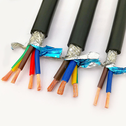 5 Meters Copper Wire RVVP Electrical Wire 2 Core 3 Core 4 Core 0.2/0.5 / 0.75 / 1.0 / 1.5 mm Audio Control Shielded Cable ► Photo 1/6