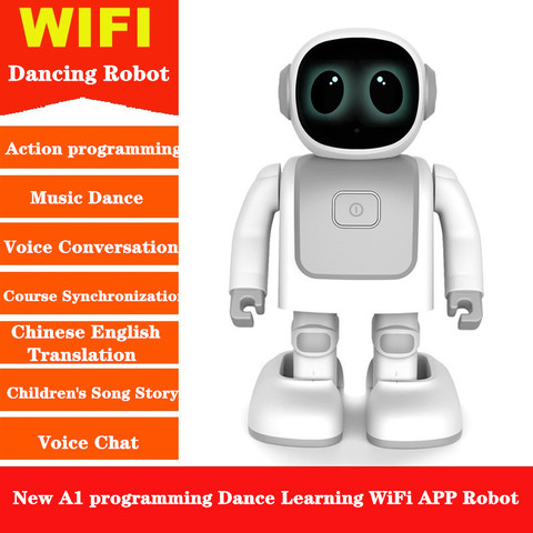 High end Smart Robot Voice Conversation Dancing Robot WiFi Robot Children's educational toys Early education machine Robot Gifts ► Photo 1/6