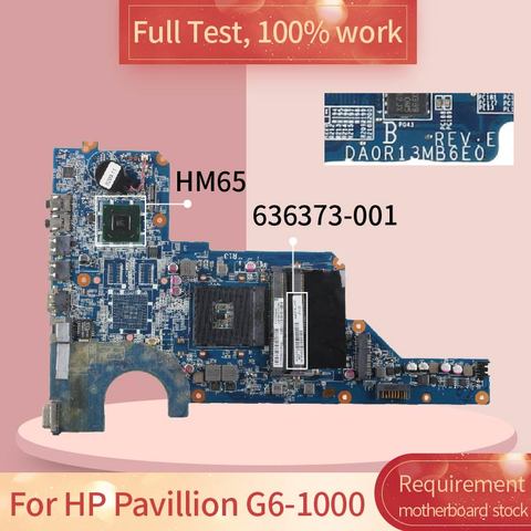 636373-001 636373-501 For HP Pavillion G4-1000 G6-1000 G7 HM65 DA0R13MB6E0 DA0R13MB6E1 Laptop Motherboard Notebook Mainboard ► Photo 1/6