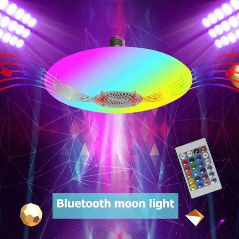 30W RGB Bluetooth Music Light Bulb Ceiling Lamp RC Colorful Home Decor Lamp bedroom Lights Smart E27 LED ceiling Lamp ► Photo 1/6