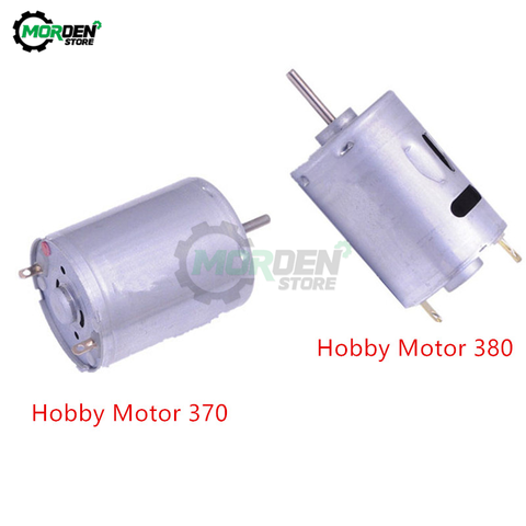 Hobby Motor 370 380 DC Motor DC 12V 24V High Speed Hobby Toy Micro Motor High Torque for Smart Car Electronic DIY ► Photo 1/6