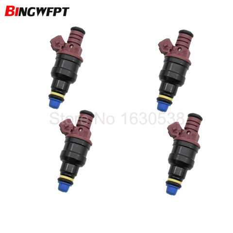 4pc Fuel Injector Nozzle Bico 0280150431 High Performance For SAAB 9-3 900 9000 2.0L 2.3L I4 TURBO 94-01 0 280 150 431 ► Photo 1/5