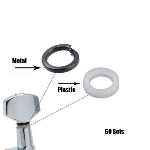 Mounting Ferrules/Gasket/Washers for Guitar Tuning Peg Tuners Machine Heads Replacement ► Photo 1/5