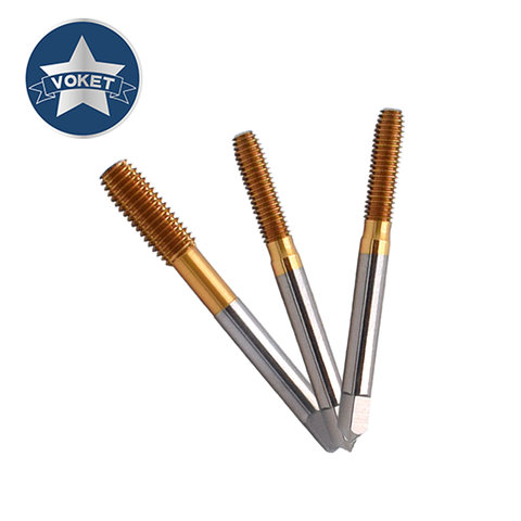 HSSE TIN Thread forming Tap UNC 1-64 2-56 3-48 4-40 5-40 6-32 8-32 10-24 12-24 1/4 5/16 3/8 7/16 1/2 9/16 5/8 machine taps ► Photo 1/6