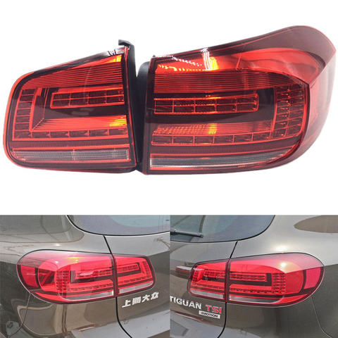 Tail Lamp For Volkswagen VW Tiguan 2013 2014 2015 Car Rear Tail Light Turning Signal Brake Lamp LED Warning Bumper Light ► Photo 1/6