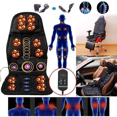 The New durable Comfortable Car Home Office Seat Chair Neck Pain Waist Back Massage Pad Cushion Health Care ► Photo 1/6