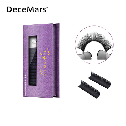 DeceMars Eyelash Extension 16line/Tray Individual  Faux Mink Lash ► Photo 1/6