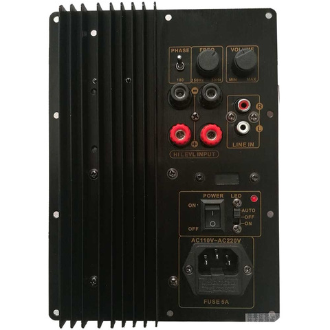 110V~220V 150W 200W Heavy Subwoofer Digital Power Amplifier Board Active Power Amplifier Board Pure Bass TDA8950 TDA8954 ► Photo 1/6