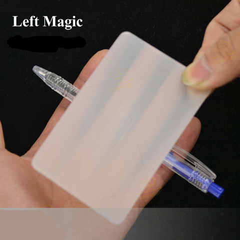 1pcs LUBORS LENS Card Perspective distortion close up street magic tricks kids Tricky Gimmick Easy To Do for Beginner E3102 ► Photo 1/6