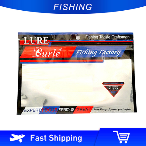 iLure 100pcs/lot Fishing Lures Bag Ziplock 8cm/15cm/17cm Self Seal Zipper Plastic Retail Packing Poly Bag ► Photo 1/6