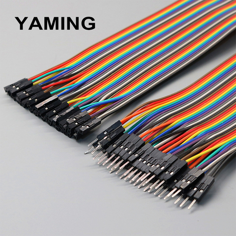 20cm 40P Wire Connector Electric Bread Line General Use Row Colorful Male Female Wiring Easy Connection For Testing Experiment ► Photo 1/5