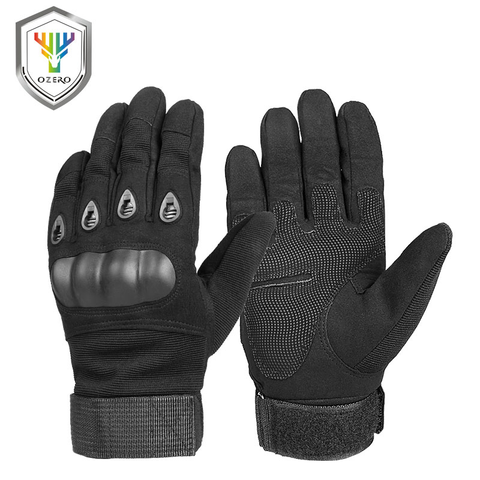OZEROMotorcycle Gloves Super Fiber Reinforced Leather Motocross Motorbike Biker Racing Car Riding Mechanical Moto Gloves Men9023 ► Photo 1/6