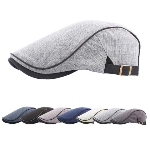 Buy Online Fashion Men Women Duckbill Baseball Cap Outdoor Sports Adjustable Driving Sun Flat Cabbie Newsboy Hat Unisex Berets Hat Gift Alitools