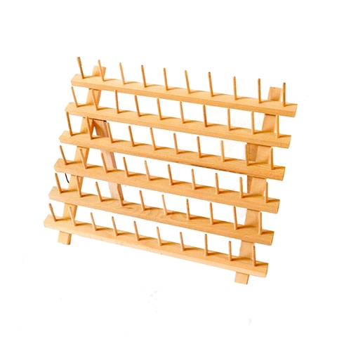 Multifunctional Solid Wood Foldable Wire Rack Sewing Thread Bobbin