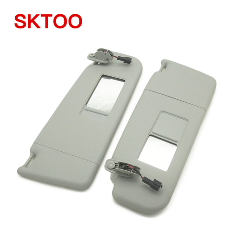 SKTOO sun visor With a makeup mirror sun visor for Volkswagen bora Golf 4 Passat B5 sun visor with makeup mirror 3B0 857 551 ► Photo 1/6