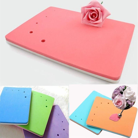 Sponge Cake Foam Pad Flower Modelling Gum Paste Fondant Cake Mat Baking For Sugarcraft Decoration Random Color ► Photo 1/4