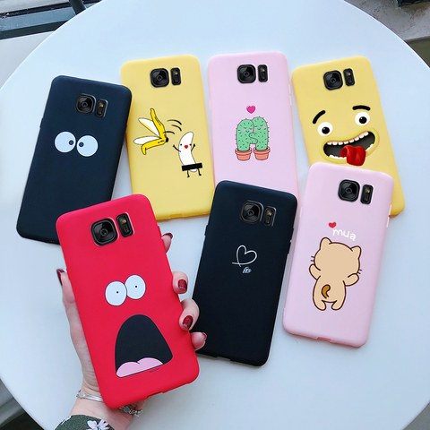 case for samsung galaxy s7 edge s7edge s 7 edge G930 G935F samsung s7 case phone silicone cute soft protective back cover cases ► Photo 1/6