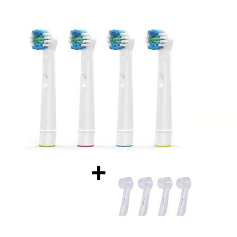 Suitable for Braun oral Oral B 4PCS electric toothbrush head universal D12 D16 3757 3709 rotating replacement head ► Photo 1/6
