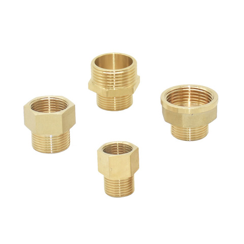 Brass Male 1/2 3/4 1 Inch Female Threaded Connector Pipe Repair Extend Reducing Adapter Copper Joint For Bathroom Faucets ► Photo 1/6