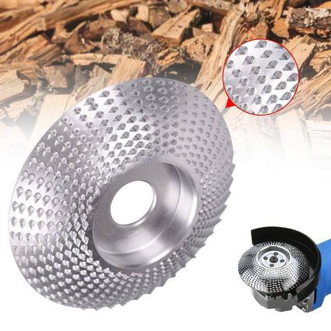 JUSTINLAU Carbide Wood Sanding Carving Shaping Disc For Angle Grinder Grinding Wheel 85mm ► Photo 1/6