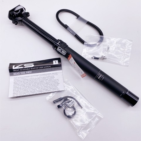 KS KindShock E20/E20-i travel125mm with remote control MTB dropper seat post 30.9/31.6mm ► Photo 1/6